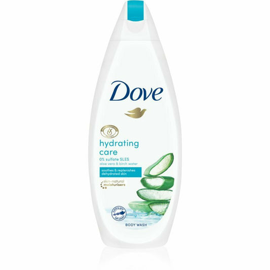 Dove Αφρόλουτρο 250ml Hydrating Care Aloe & Birch Water 12τ (8710847929038)