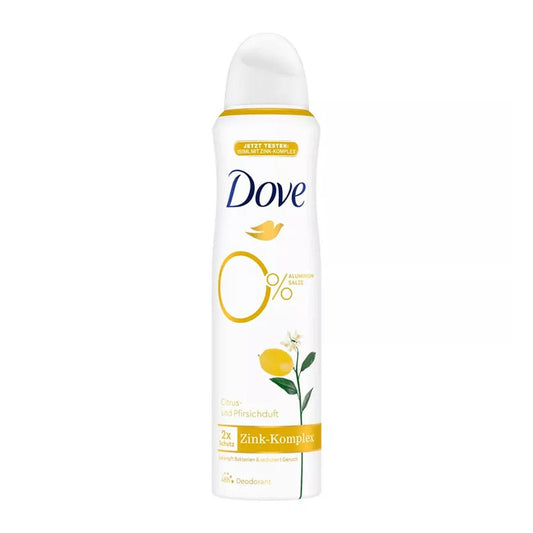 Dove Citrus&Peach 0% Aluminium Αποσμητικό 48h σε Spray 150ml 6τ (8720181277740)