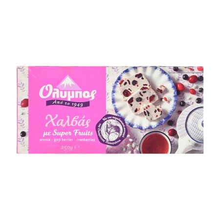 ΟΛΥΜΠΟΣ ΧΑΛΒΑΣ SUPER FRUIT Χ.ΓΛΟΥΤ 250ΓΡ (Σ12) (5201182019278)