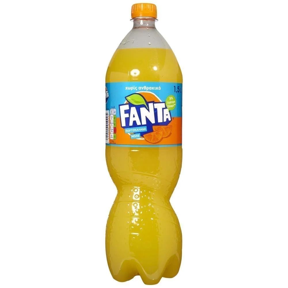 Fanta Μπλε Μπουκάλι Πορτοκαλάδα Χωρίς Ανθρακικό 1,5lt 6τ (1001035400)