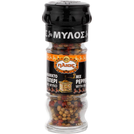 Ήλιος Πιπέρι Ανάμικτο Μύλος 25gr 12τ (5201165020666)