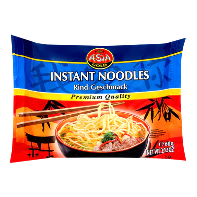 Noodles Asia Gold Μοσχάρι 60gr 30τ (9002859063183)