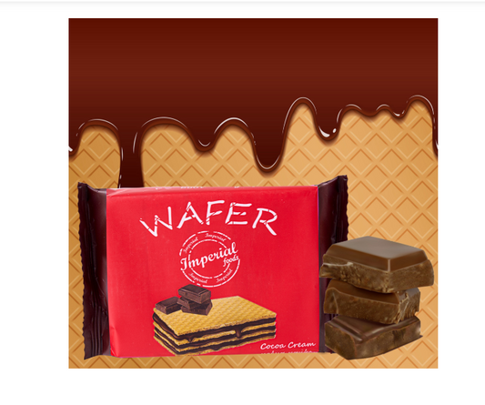 Wafers Imperial Foods Cocoa Cream 100gr 16+2 GIFT (5200414800087)