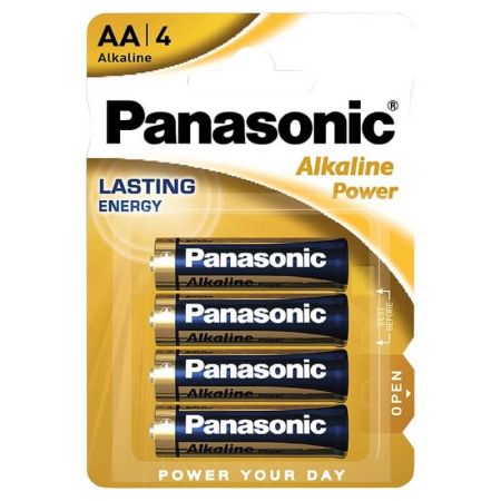 Μπαταρίες Panasonic Alkaline Power AA 1.5V 4τμχ 12τ (5410853039273)