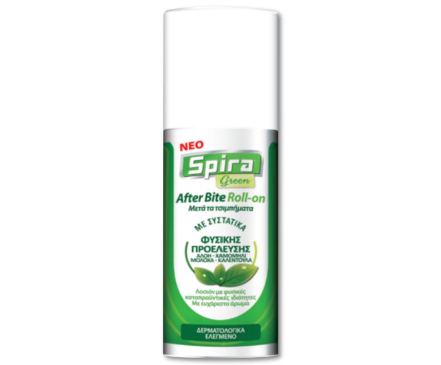 Spira Green Roll On After Bite 20ml 12τ (8008090606777)