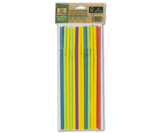 Straws TESSERA PAPER MULTI. 25 pcs (5206970900103)