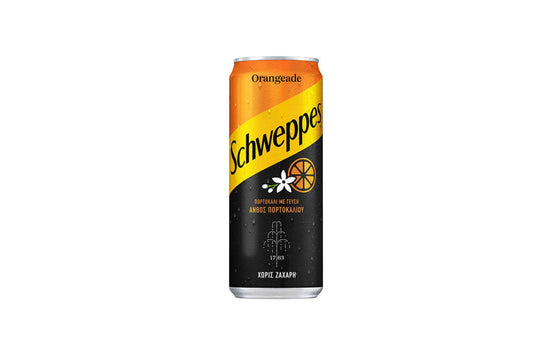 Schweppes Άνθος Πορτοκαλιού σε Κουτί Χωρίς Ζάχαρη με Ανθρακικό 330ml 24τ (5449000272218)