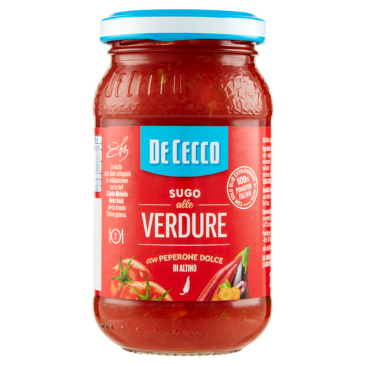 De Cecco Σάλτσα Ζυμαρικών Verdure 200gr 12τ (8001250006837)