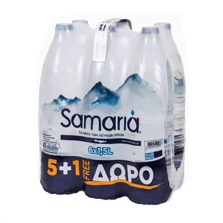 Νερό Samaria 1,5L 5+1ΔΩΡΟ (5201258650008)