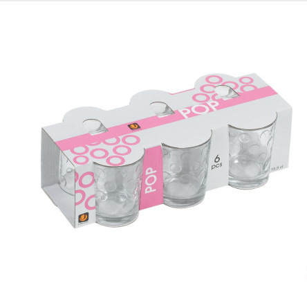Ποτήρια Κρασιού Γυάλινα Διάφανα Pop 155 ml - 6 τμχ (3800864001079)