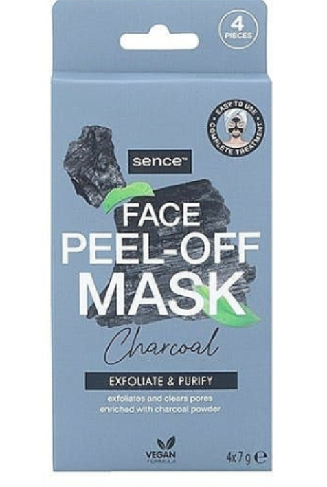 ΜΑΣΚΑ ΠΡΟΣΩΠΟΥ PEEL-OFF CHARCOAL 7gr.X4τμχ