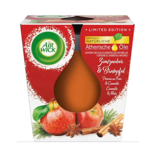 AIR WICK CANDLE CINNAMO&APPLE 105GR
