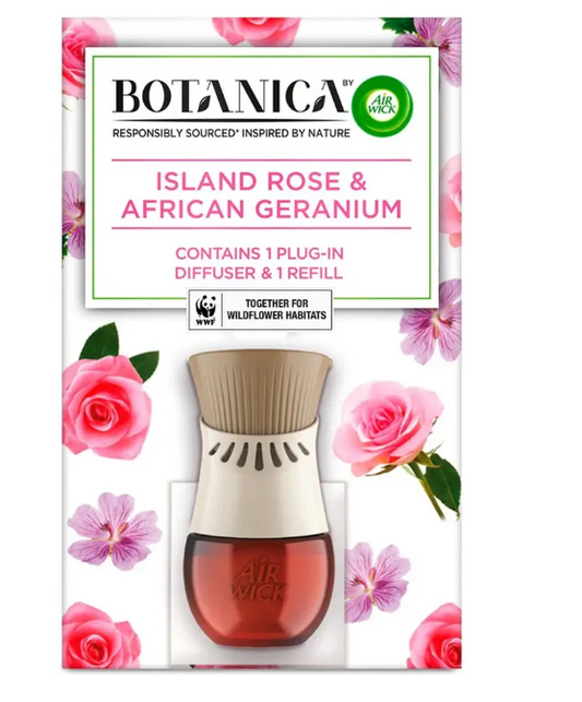 AIR WICK ΑΠΟΣΜ. ΧΩΡΟΥ ΣΥΣΚΕΥΗ ELECTRICAL BOTANICA A+ ISLAND ROSE