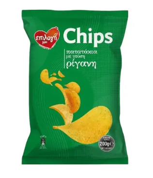 ΕΠΙΛΟΓΗ ΜΟΥ ΤΣΙΠΣ ΜΕ ΡΙΓΑΝΗ 200ΓΡ (Σ10)