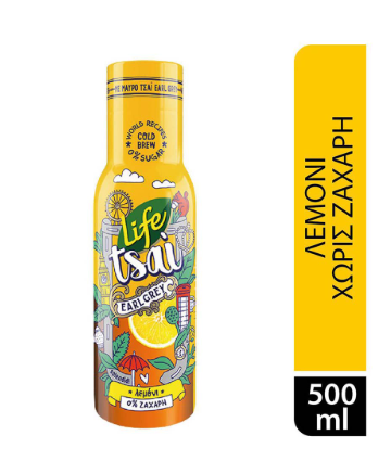 LIFE ΤΣΑΙ EARL GREY ΛΕΜΟΝΙ 500ML (Σ12) (5201037404945)