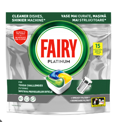 FAIRY CAPS PLATINUM ΛΕΜΟΝΙ 15ΤΕΜ (Σ6) (8700216237086)