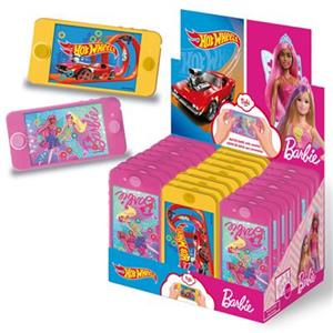 Hot Wheels &amp; Barbie Water Game with Candies 24x3gr (8435477903332)
