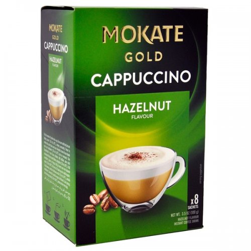 Mokate Gold Cappuccino Hazelnut 12.5grx8 (5900649052727)