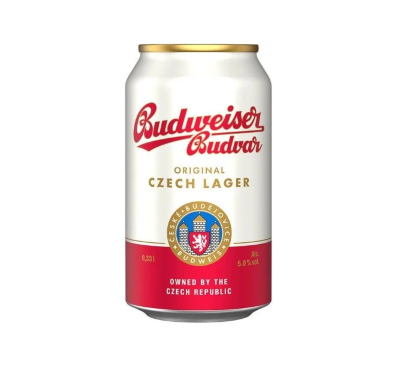 ΜΠΥΡΑ BUDWEISER BUDVAR ΚΟΥΤΙ 330ML (8594403707625)