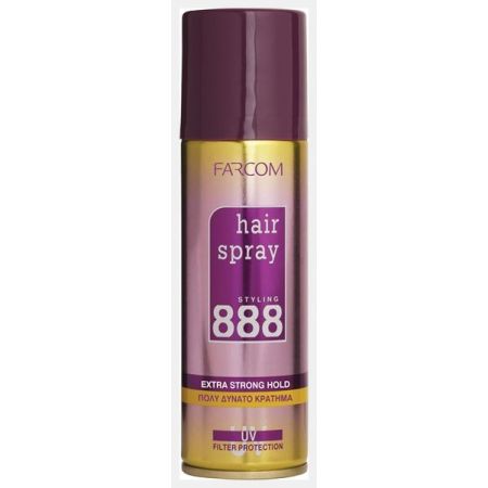 Hair Spray 888 Extra Strong Hold 200ml 24τ (5202663010197)