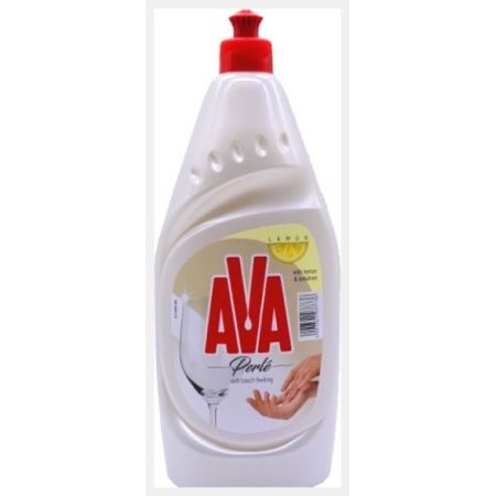 AVA 900ml Perle Υγρό Πιάτων με Άρωμα Λεμόνι 8τ (5201321037736)