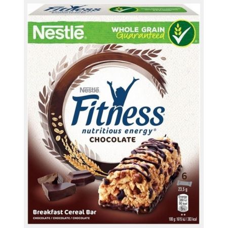 Nestle Fitness Μπάρα Δημητριακών με Σοκολάτα (6x23.5gr) 16π (3387390320008)