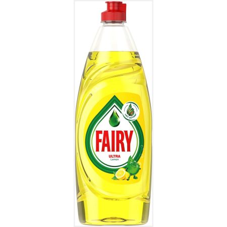 Fairy 650ml Ultra Dishwashing Liquid with Lemon Scent 16t (8001090762979)