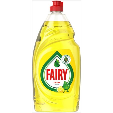 Fairy 900ml Ultra Υγρό Πιάτων με Άρωμα Λεμόνι 8τ (4084500183025)