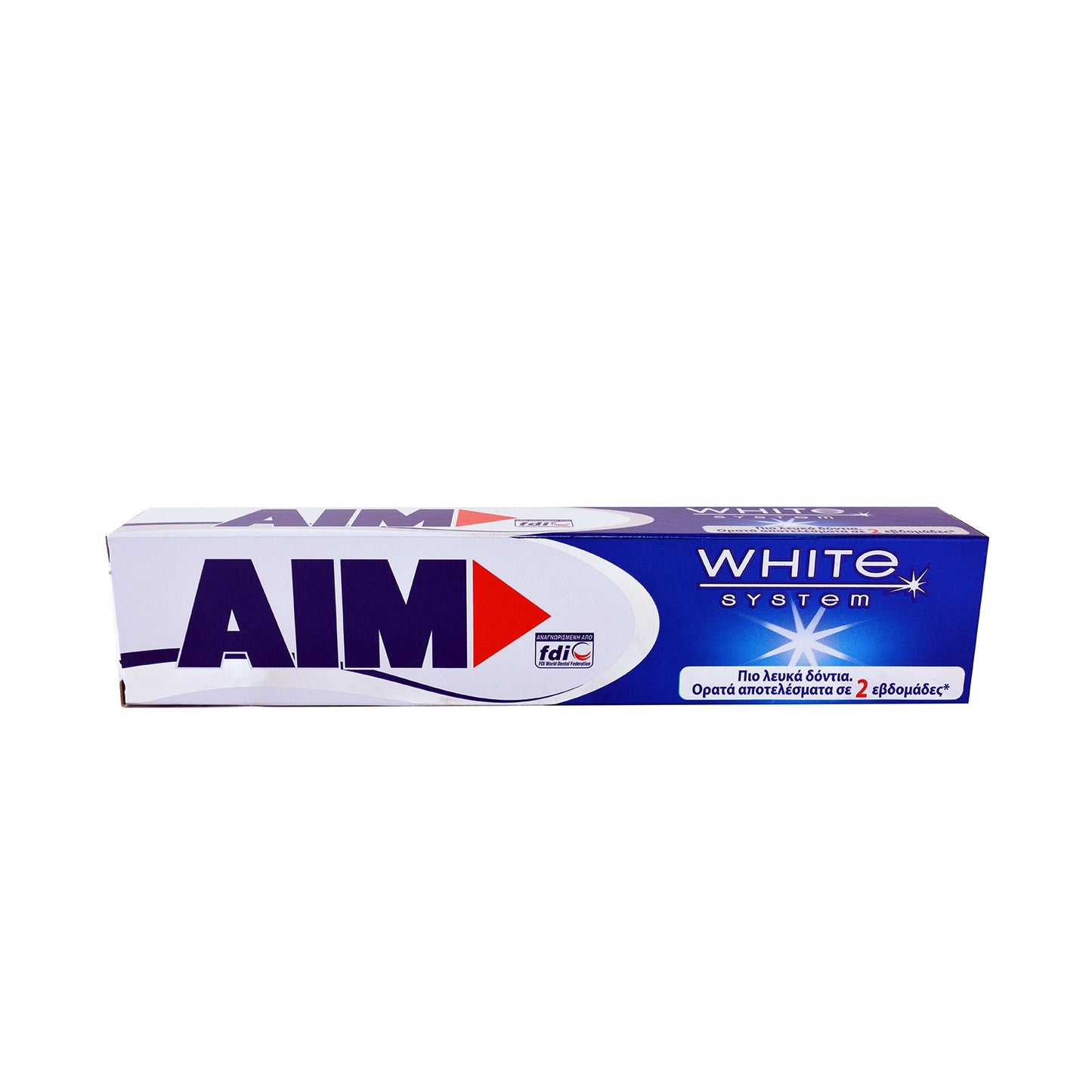 AIM Οδοντόκρεμα White System 75ml 24τ (5201028118950)