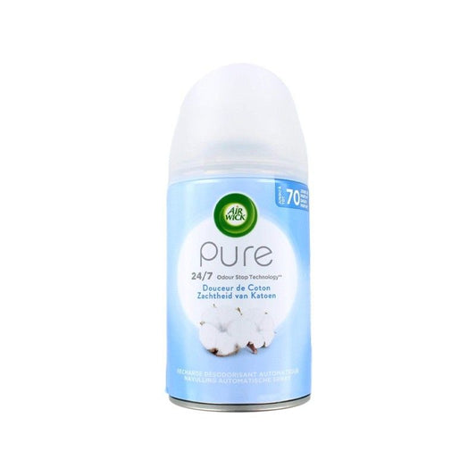 Airwick Ανταλλακτικό Freshmatic Pure Soft Cotton 250ml 6τ (3059943024694)