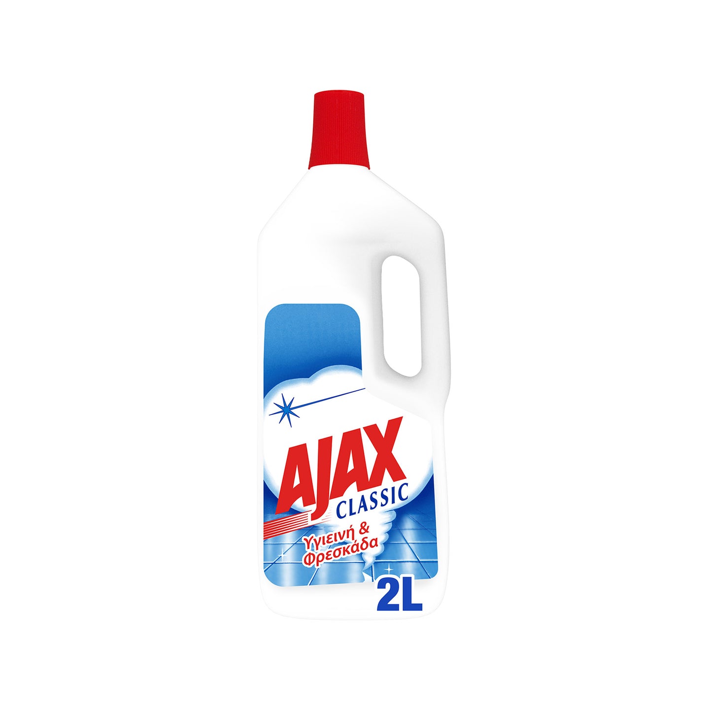 Ajax Liquid General Purpose Cleaner White Flusher 2lt 6t (8718951483835)