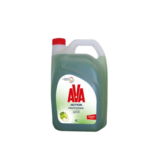 Ava Professional Dishwashing Liquid White Vinegar &amp; Green Apple 4L 4t (5201314075332)