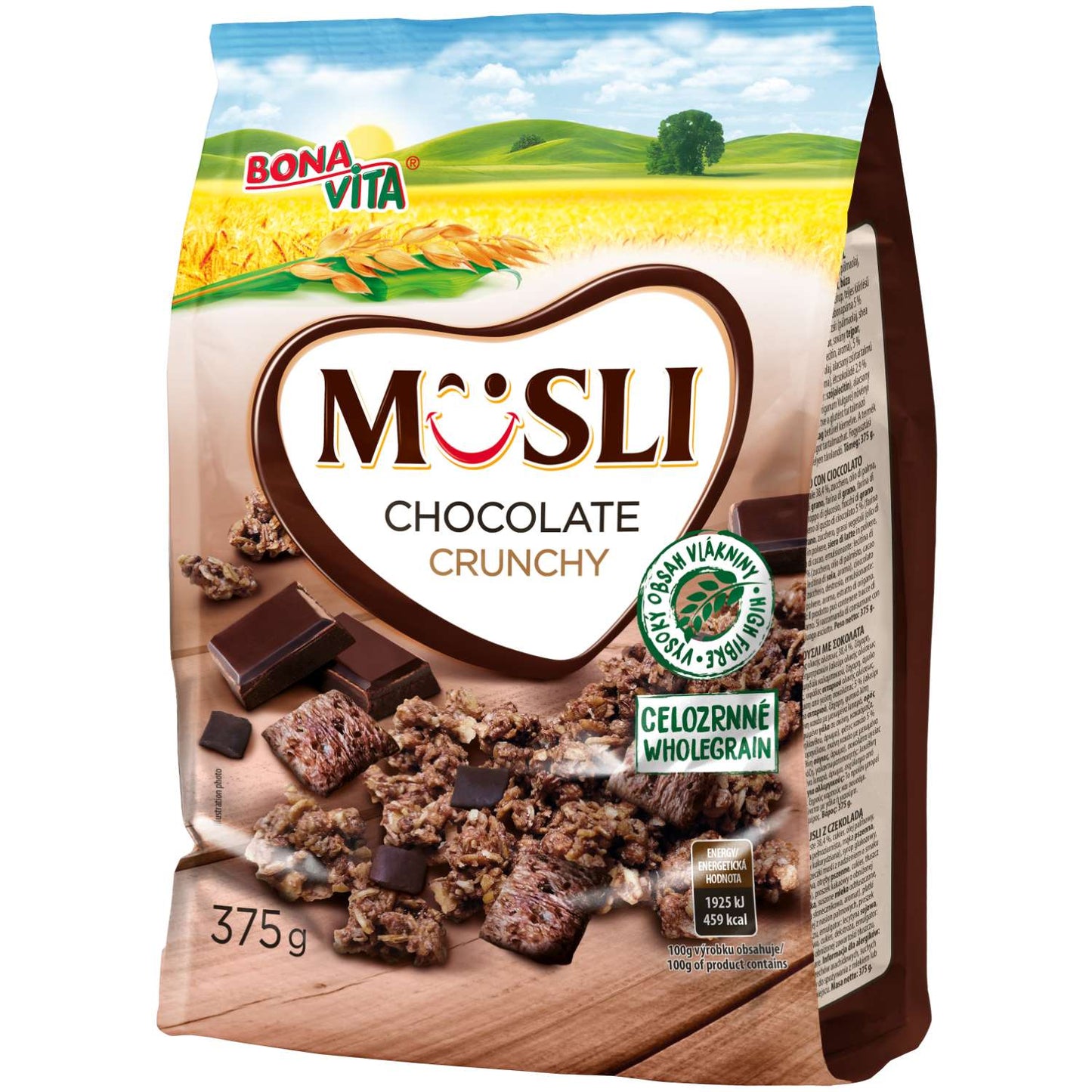 Bona Vita Granola Chocolate 375gr 12t (8595564502180)