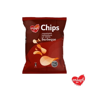 My Choice Wavy Chips with BBQ Flavor 120gr 16t (5207066121617)