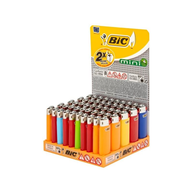 Bic Mini J25 Safety Lighter 50t (Various Colors) (3086125002805)