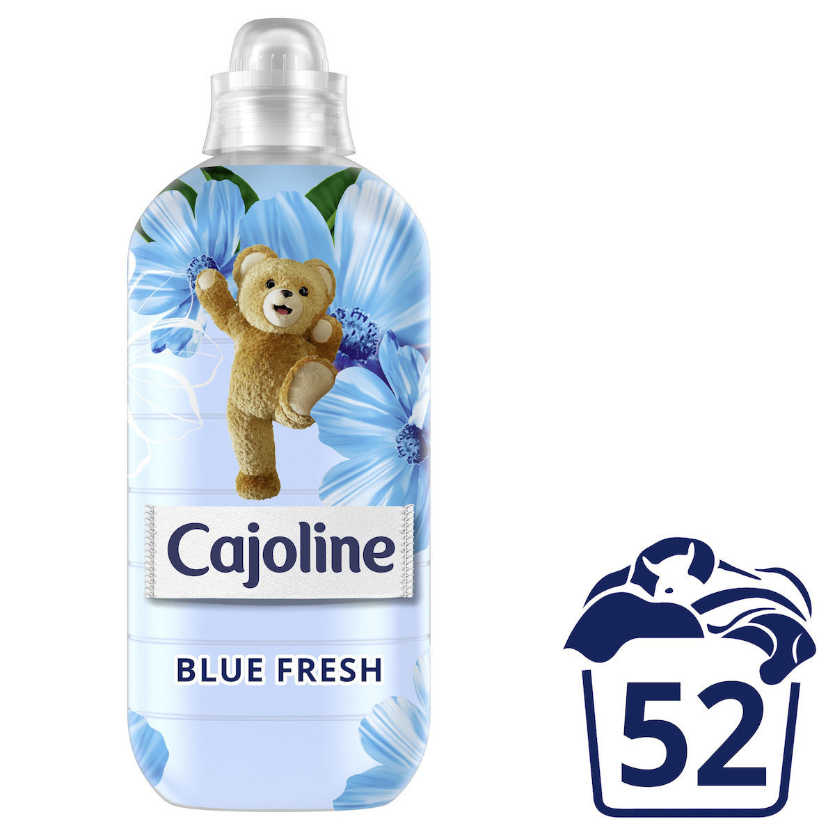 Cajoline Μαλακτικό Ρούχων 52 Μεζούρες Blue Fresh 1196ML 8τ (8720181241604)