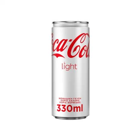 Coca Cola Light Κουτί Cola με Ανθρακικό 330ml 24τ (5449000214881)