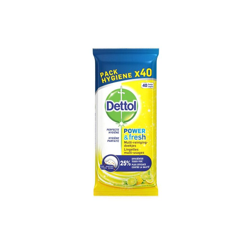 Dettol Υγρά Πανάκια Citrus 24τεμ 10τ (5410036302224)