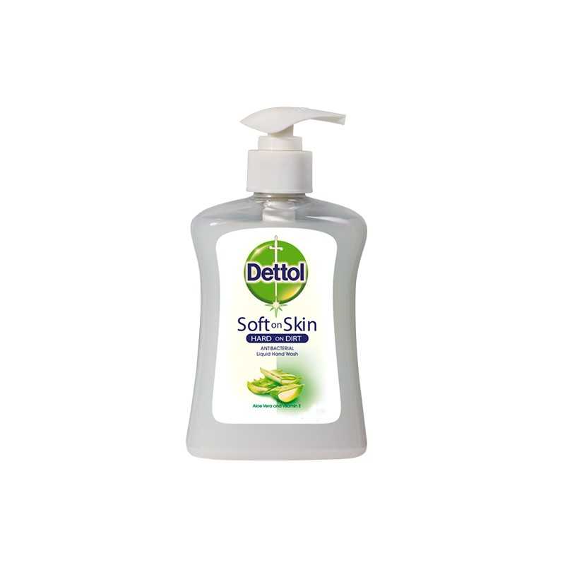 Κρεμ/νο Χεριών Dettol Soft On Skin με Αλόη & Πρωτεΐνη Γάλακτος 250ml (5201347000264)