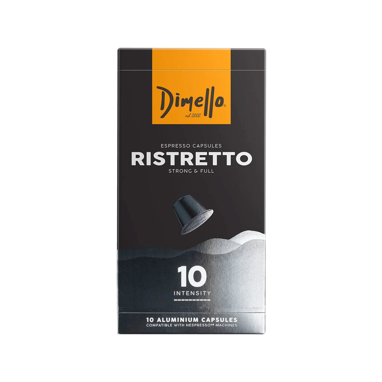 Dimello Espresso Ristretto 10 Κάψουλεςx5.6gr 10τ (5205800003588)