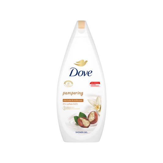 Dove Αφρόλουτρο 720ml Pampering Shea Butter & Vanilla Scent 12τ (8720181356681)