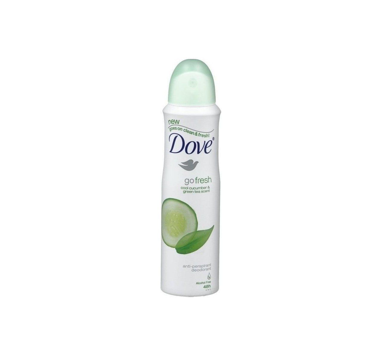 Dove Go Fresh Cool Cucumber & Green Tea Αποσμητικό 48h σε Spray 150ml 6τ (5000228023411)