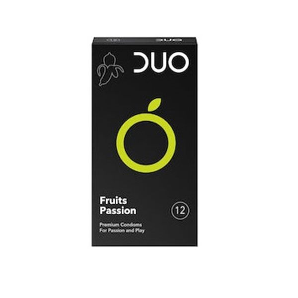 Duo Προφυλακτικά 12τμχ Fruits Passion 144τ (4005800136146)