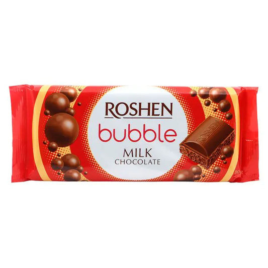 ROSHEN ΣΟΚΟΛΑΤΑ BUBBLE MILK 80ΓΡ (Σ20) (4823077626227)