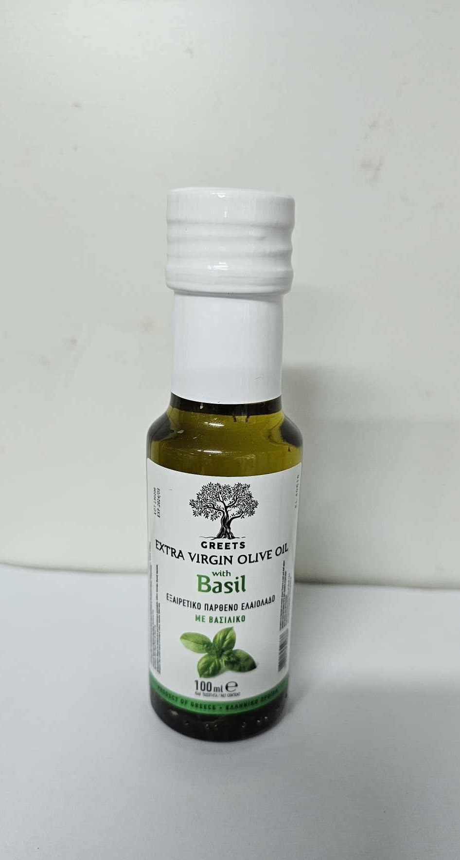 MINI OLIVE OIL BASIL 100ml (5200413302868)