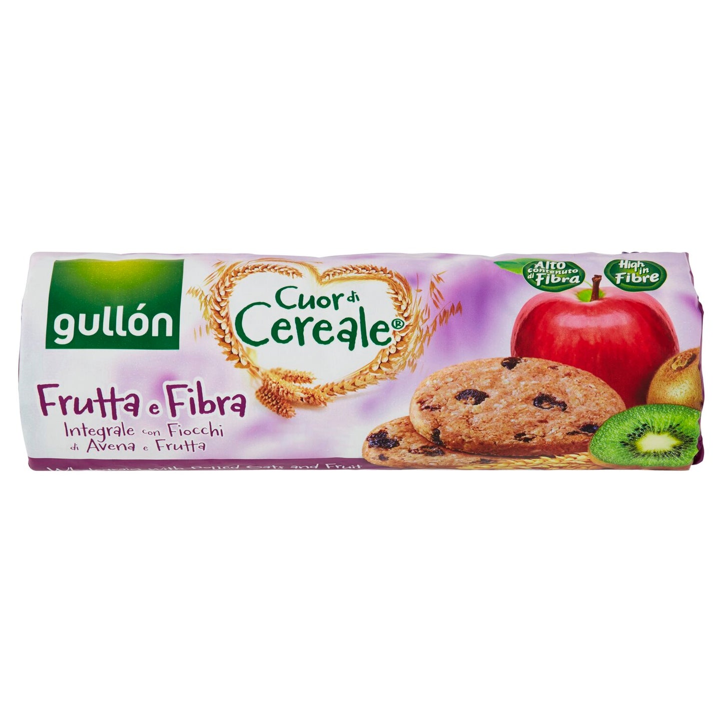 Gullon Μπισκότα Cuor di Cereale με Κομματάκια Mixed Fruits 300gr 16τ (8410376040425)