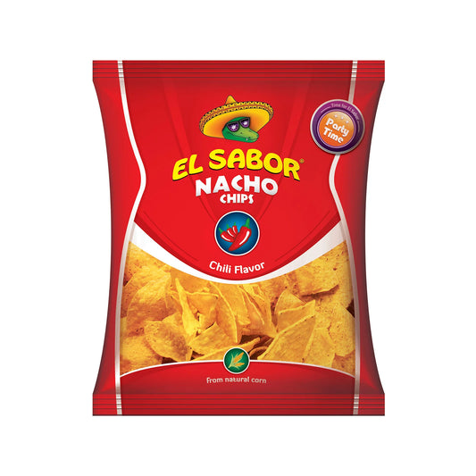 El Sabor Σνακ Καλαμποκιού Nacho Chips Chili 100gr 13τ (5202175001034)