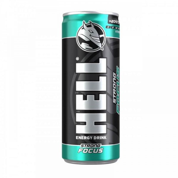 Hell Energy Drink Strong Focus Κουτί 250ml 24τ (5999885747733)