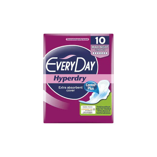 Every Day Σερβιέτες Ultra Plus Hyperdry Maxi Night 10Τεμ (5201263018637)