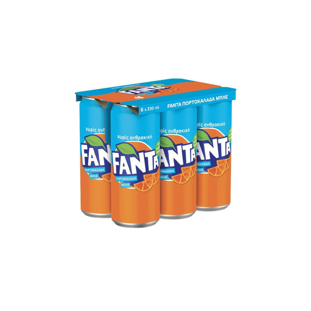 Fanta Πορτοκαλάδα Χωρίς Ανθρακικό 6x330ml 4σ (5449000317636)